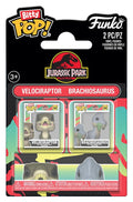 Jurassic Park Bitty POP! Figur 2-Pack Velociraptor & Brachiosaurus 2 cm