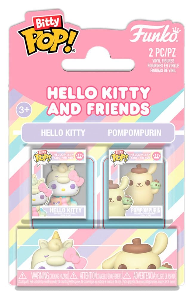 Sanrio Bitty POP! Figurer 2-Pack HK & PomPom 2 cm