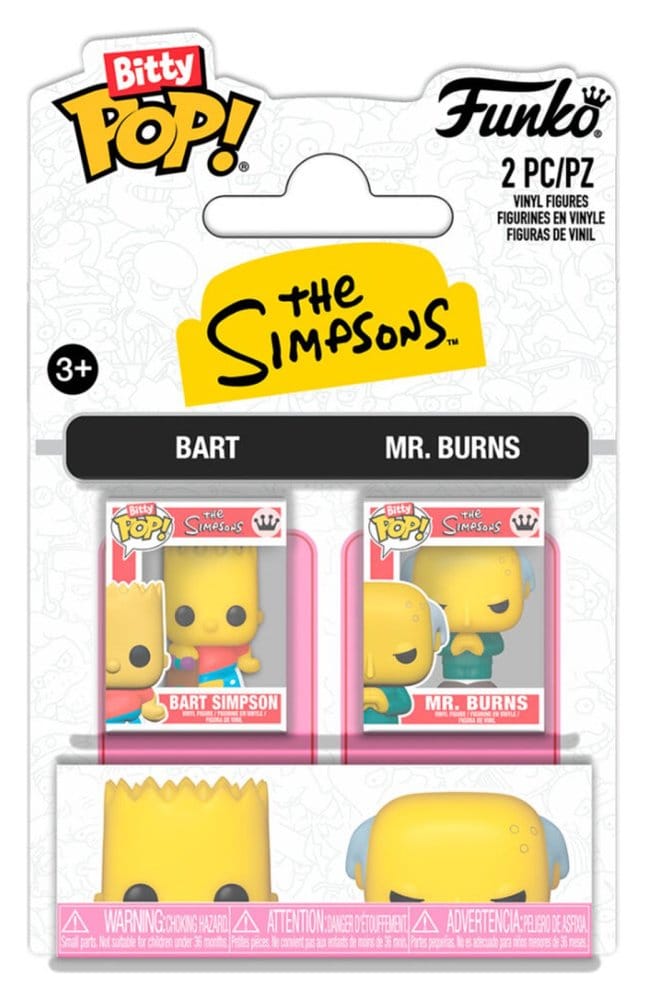 Simpsons Bitty POP! figurer 2-pack B & Mr. B 2 cm