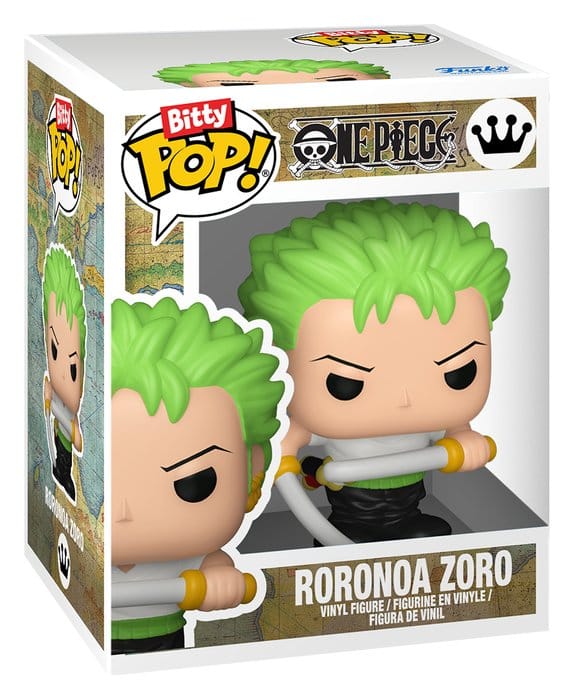 One Piece Bitty POP! Figurer 2-Pack Zoro och Sanji 2 cm