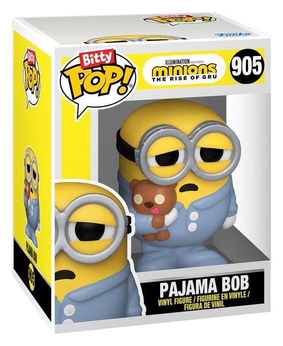 Minions Bitty POP! Figurer 2-Pack Pajama Bob & Tourist Dave 2 cm
