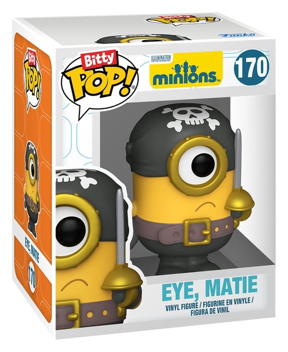 Minions Bitty POP! Figurer 2-Pack Brud Kevin & Öga, Matie 2 cm
