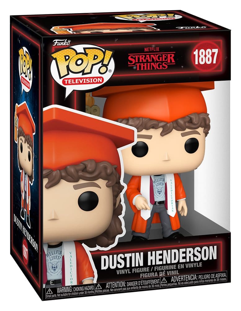 Stranger Things POP! TV Figurer Dustin Henderson 9 cm