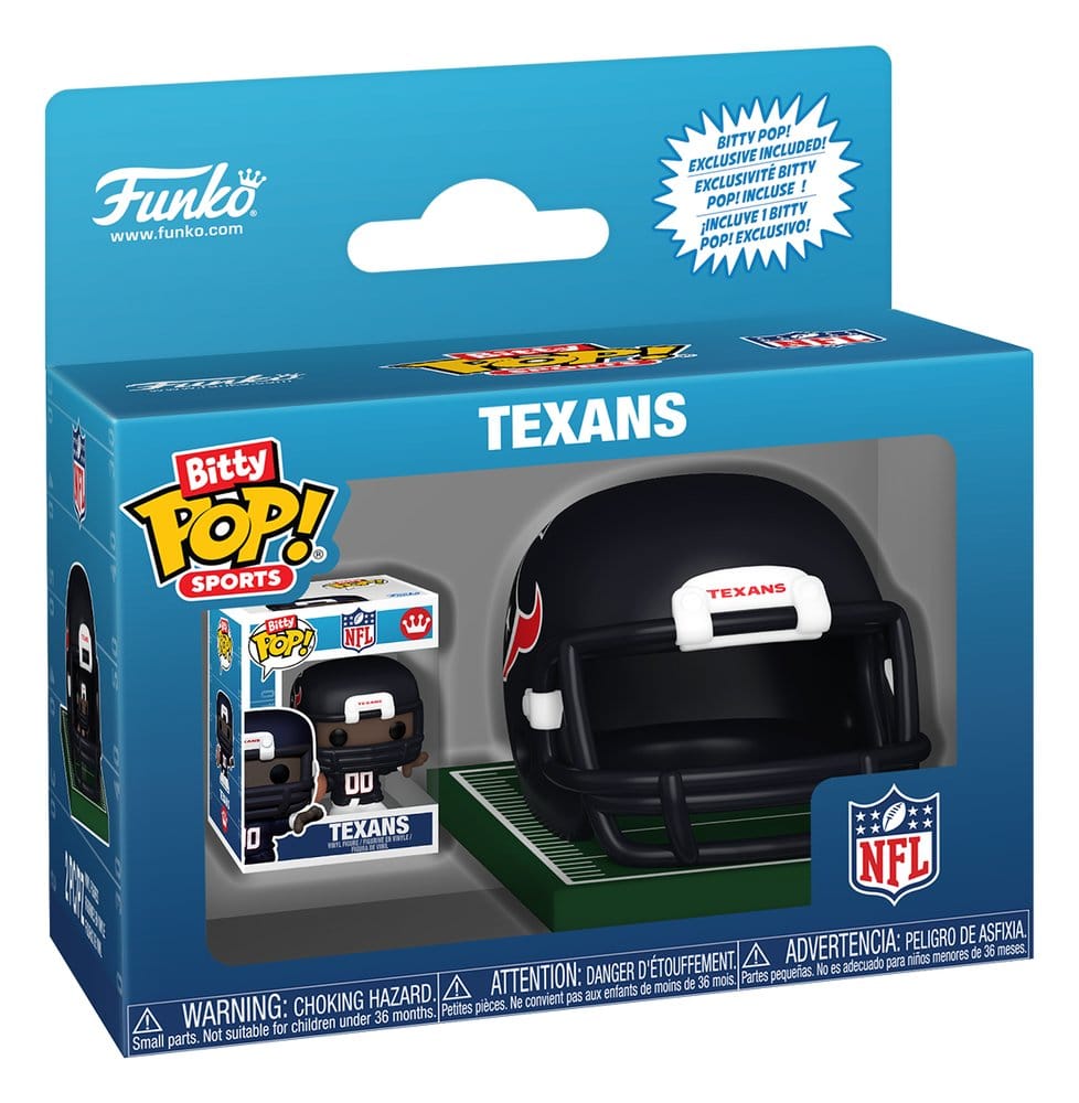 NFL Bitty POP! Hjälmar Figurer AFC Serie 1 Sortiment (12)