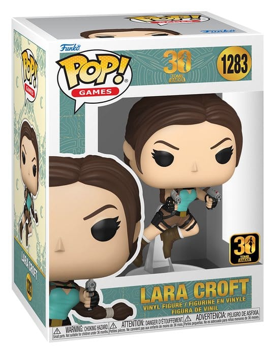 Tomb Raider POP! Games Vinyl Figure Lara Croft (30th Anniversary) 9 cm