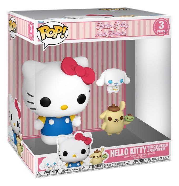 Hello Kitty Super Sized Jumbo POP! Vinyl Figure 3-Pack Black Friday Bundle 25 cm