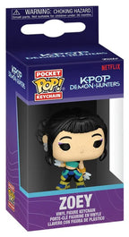 KPop Demon Hunters POP! Vinyl Nyckelrings 4 cm Zoey Display (12)