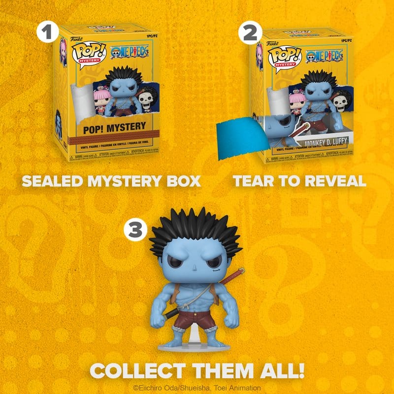 One Piece POP! Mystery Vinyl Figures 9 cm Blind Box Assortment (6)