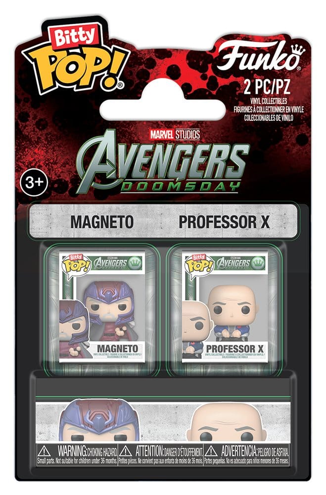 Marvel Bitty POP! Mini Figures 2-Pack Magneto & Professor X 2 cm