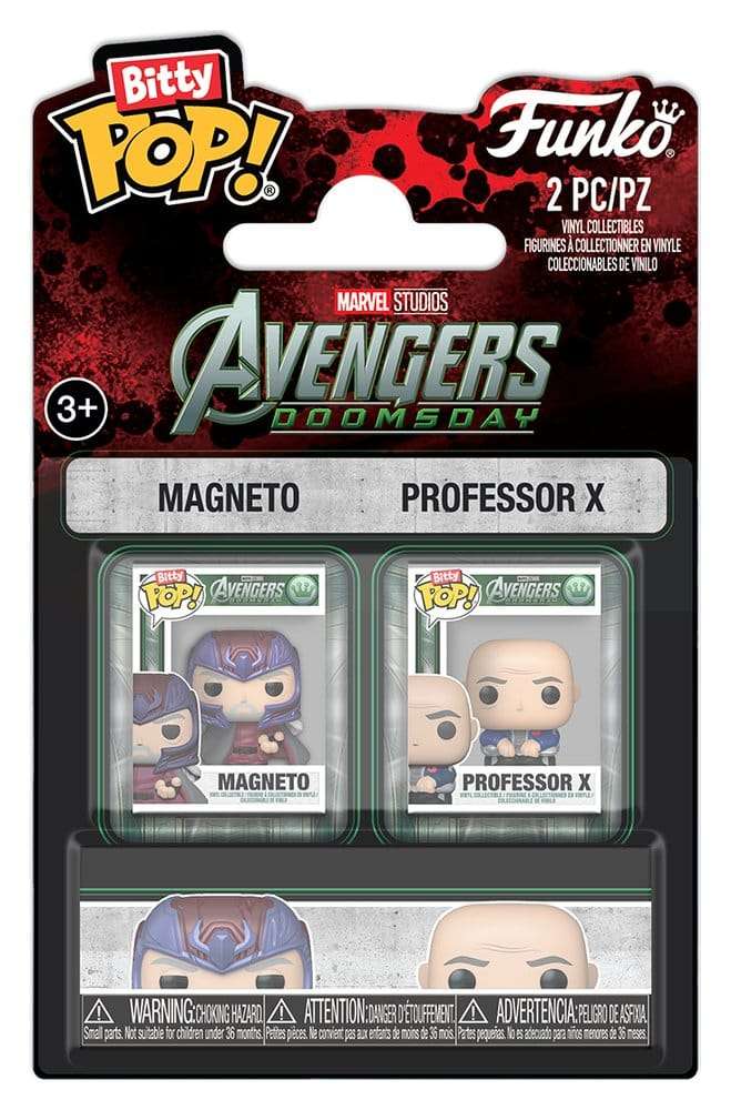 Marvel Bitty POP! Mini Figures 2-Pack Magneto & Professor X 2 cm