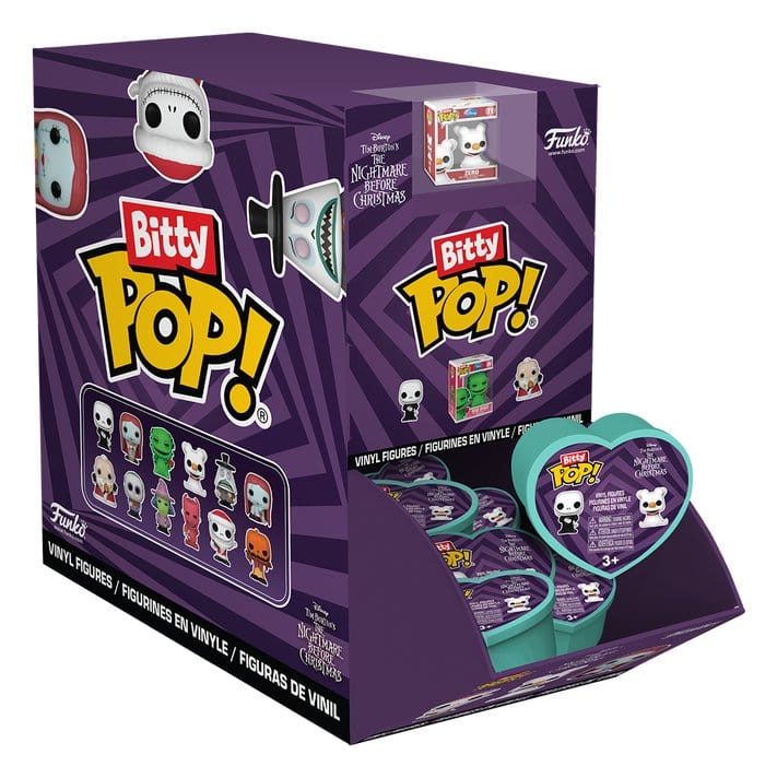 Nightmare Before Christmas POP! Vinyl Figure Hearts Classic PDQ Display (24) 2,5 cm