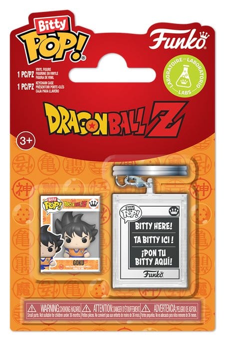 Dragon Ball Z Bitty POP! & Accessory Vinyl Figure 2-Pack Goku w/KCHN 2 cm