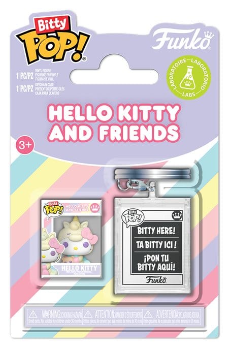 Sanrio Bitty POP! & Accessory Vinyl Figure 2-Pack Hello Kitty w/KCHN 2 cm