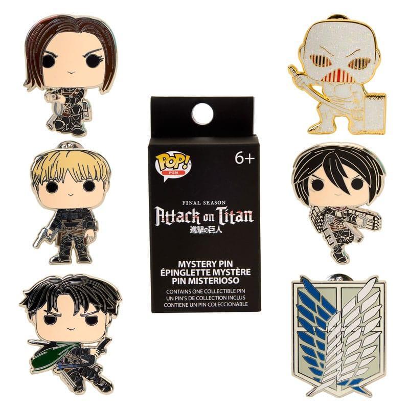Attack on Titan Loungefly Emalj Pins Blind S4 (12 st) Funko