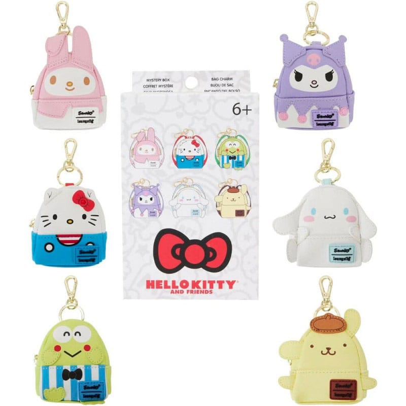 Hello Kitty by Loungefly Nyckelrings Mini Ryggsäck Classic Blind Box Assortment (15) Loungefly
