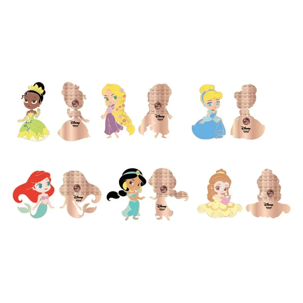 Disney Loungefly POP! Emalj Pins Princess Chibi 4 cm Assortiment (12) Funko