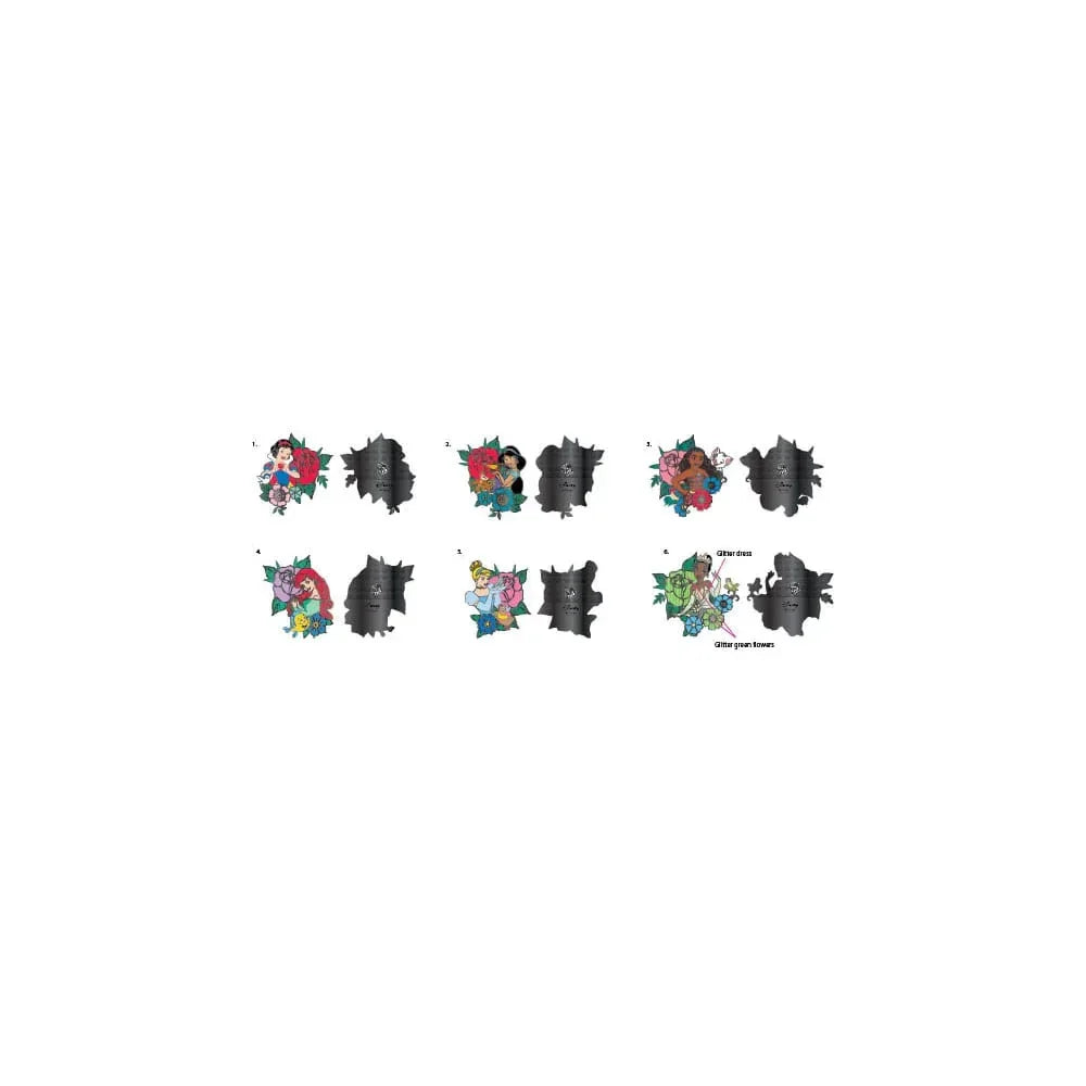 Disney Loungefly POP! Emalj Pins Prinsess Tatuering 3 cm Sortiment (12) Funko