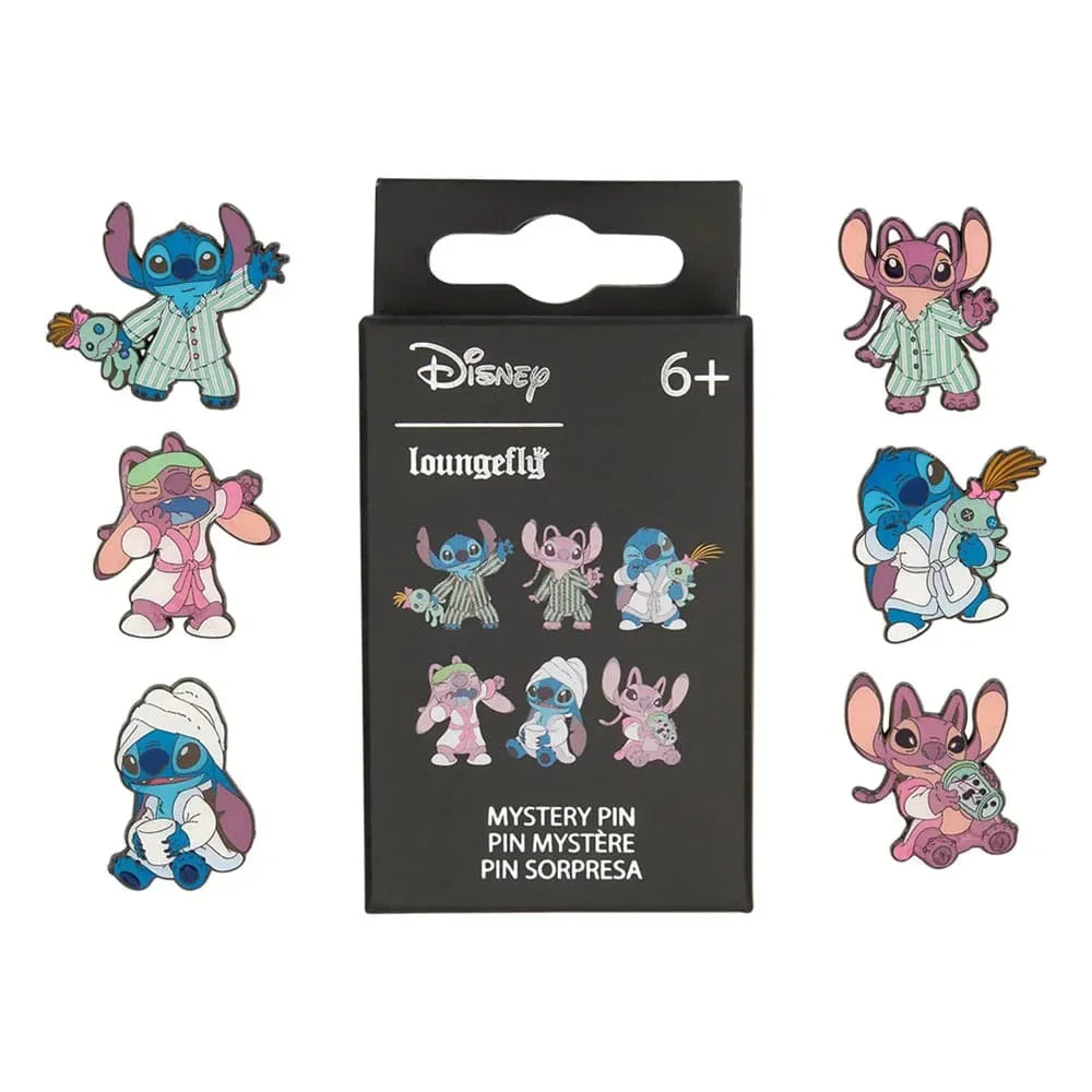 Disney by Loungefly Emaljpins Blind Box Stitch och Angel Display (12) Funko