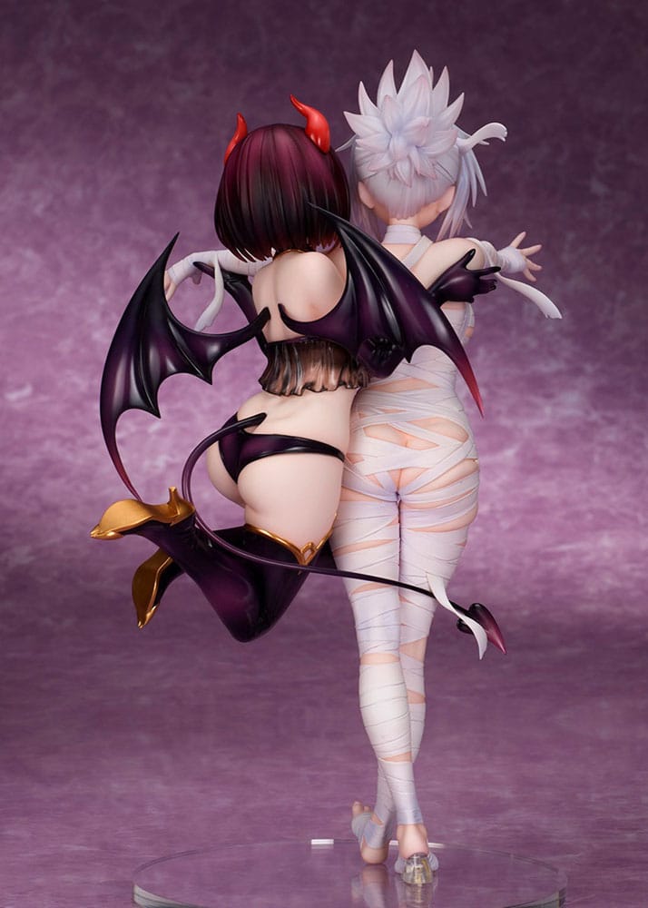 Ayakashi Triangle PVC Figur Matsuri Kazamaki & Suzu Kanade & Shirogane 25 cm Flare