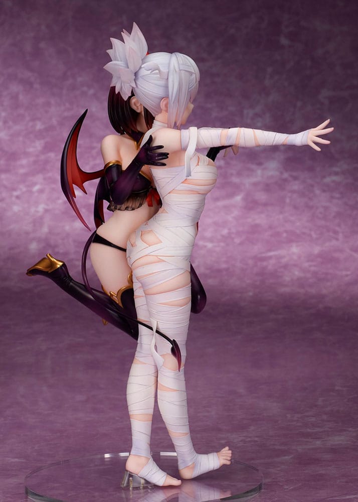 Ayakashi Triangle PVC Figur Matsuri Kazamaki & Suzu Kanade & Shirogane 25 cm Flare