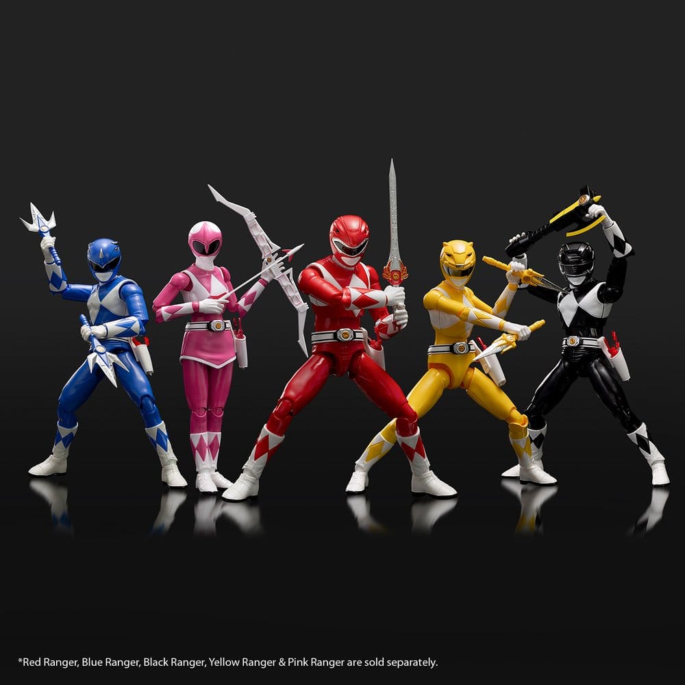 Power Rangers Furai Action Figur Svarta Rangers 13 cm
