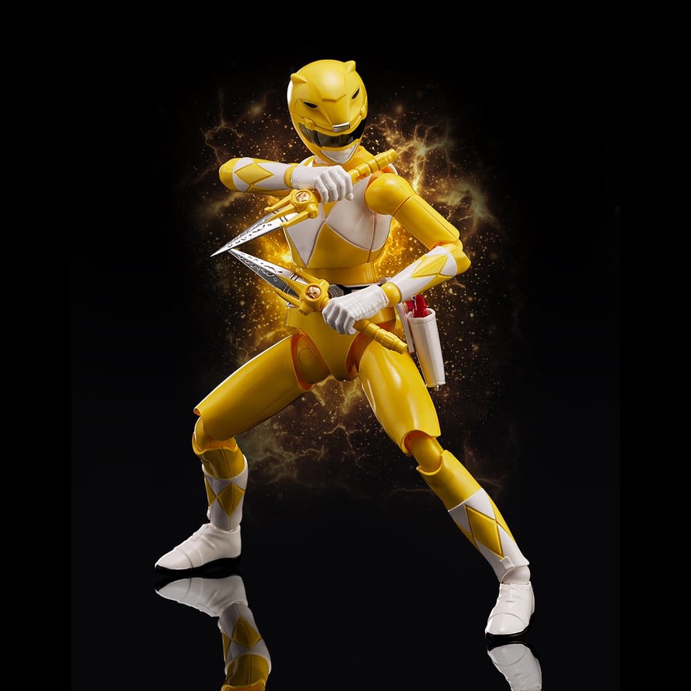 Power Rangers Furai Action Figur Gul Ranger 13 cm