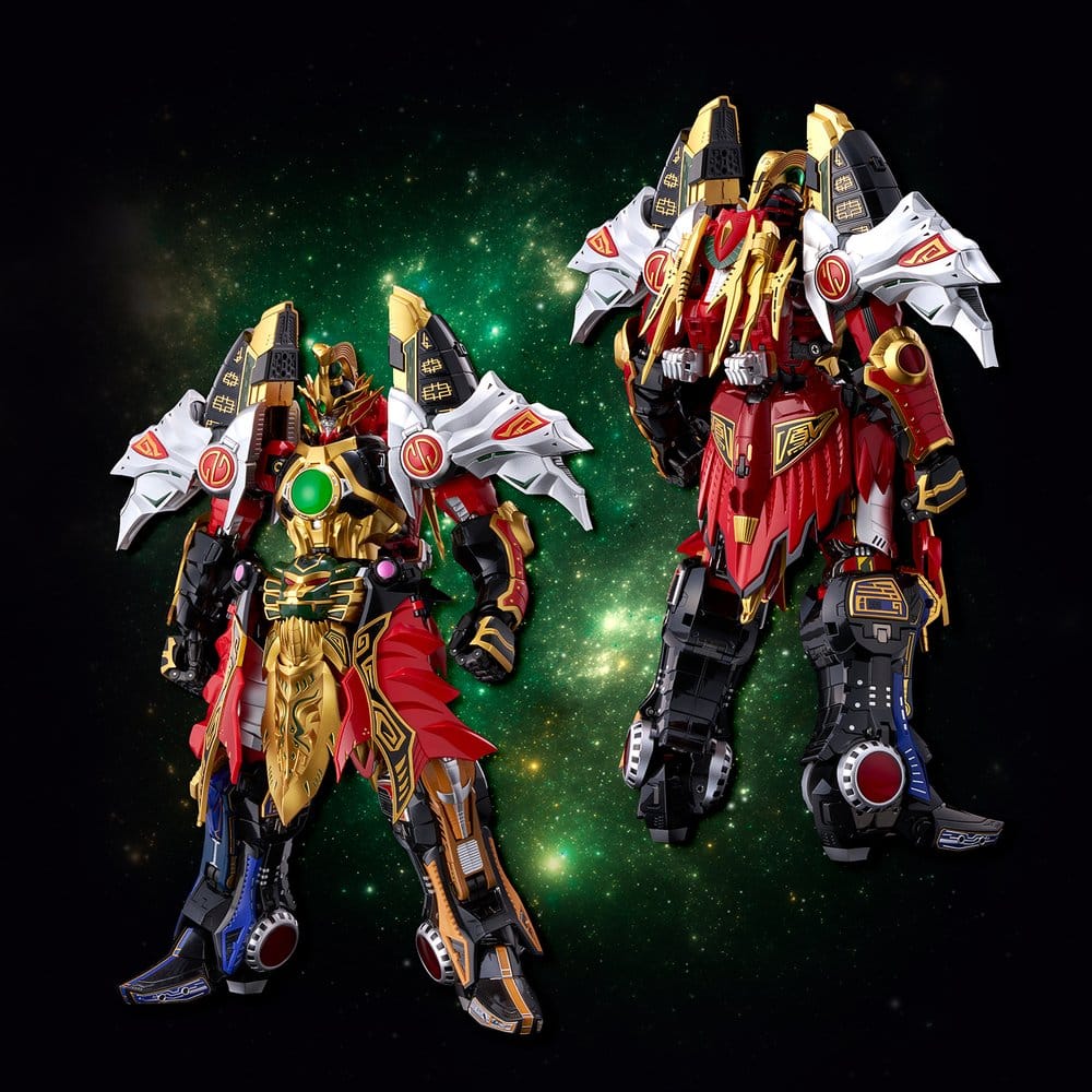 Power Rangers Go! Kuro Kara Combine Actionfigur Thunder Megazord 28 cm
