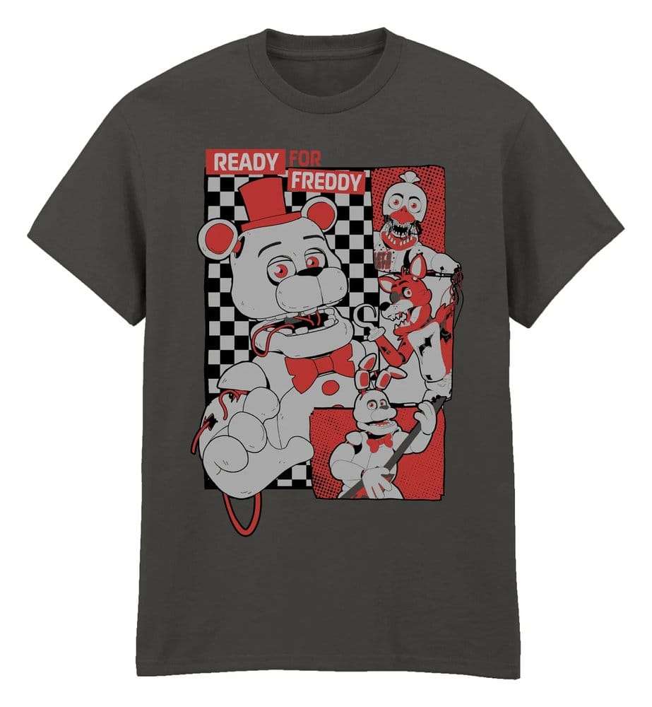 Five Nights at Freddy’s T-Shirt Collage Light Graphite Size XXL