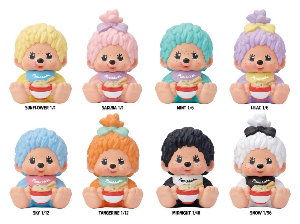 Monchhichi Rokimoto figur Cup of Fun Sakura Series Blind Box Display (6)