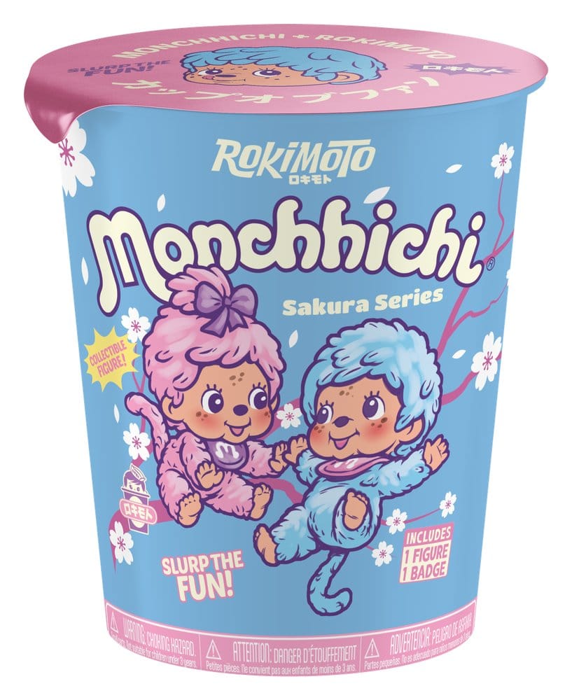 Monchhichi Rokimoto figur Cup of Fun Sakura Series Blind Box Display (6)
