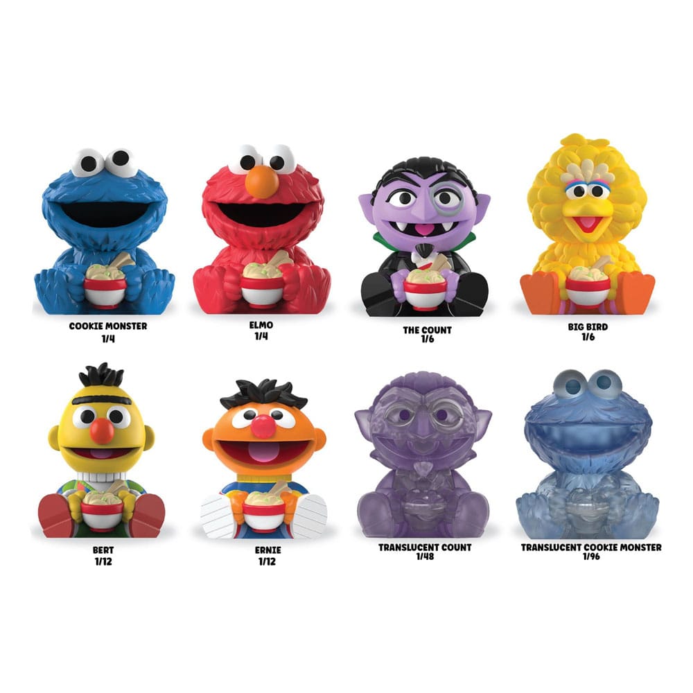 Sesame Street Rokimoto Kopp av Rolighet Blind Box Figurer 10 cm Vågor 1 Display (12) Funmaker Inc.