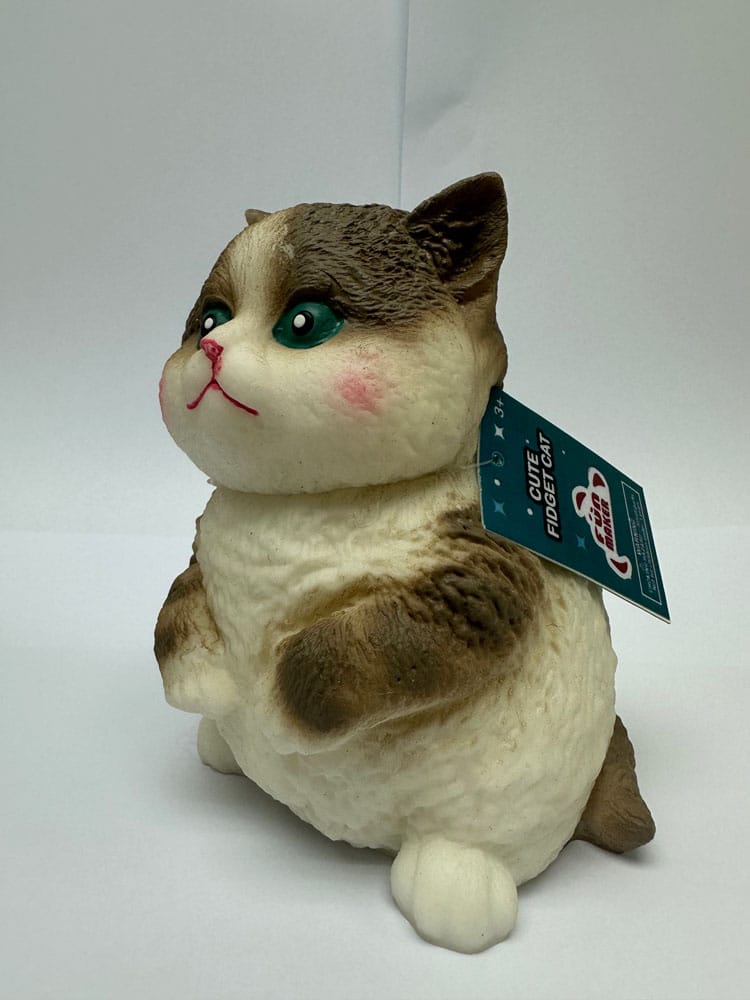 Fun Maker Squishy Fidget Toy Mörkbrun Katt 11 cm Fun Maker Limited