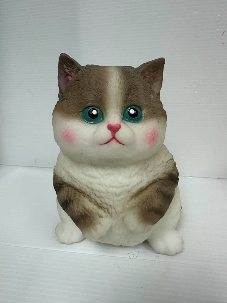 Fun Maker Squishy Fidget Toy Mörkbrun Katt 11 cm Fun Maker Limited