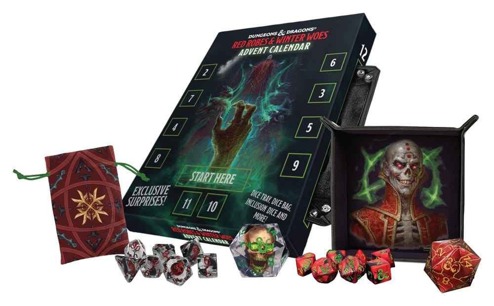 Dungeons & Dragons adventskalender Red Robes & Winter Woes