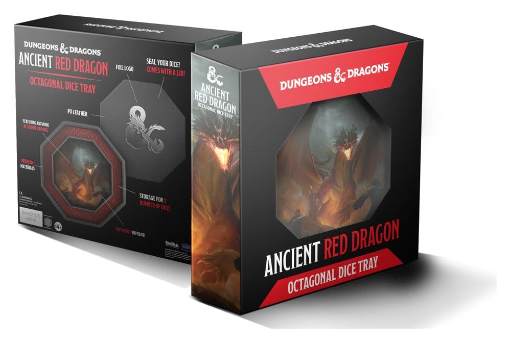Dungeons & Dragons Tärningsbricka Oktagon med Förvaring