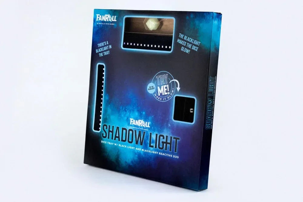 FanRoll Shadowlight Hopfällbar Svartljus Tärningsbricka Svart FanRoll