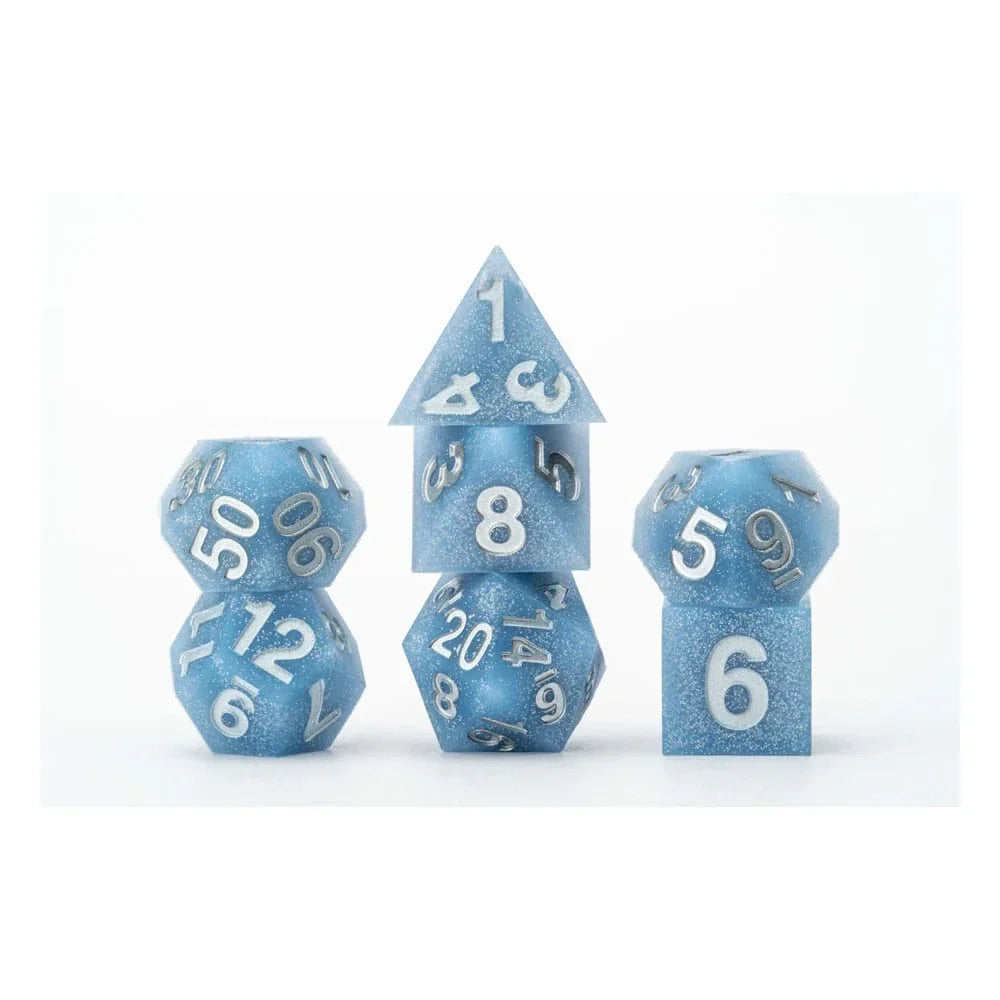 FanRoll Sharp Edge Silikondice-set Volcanic Soot (7) FanRoll