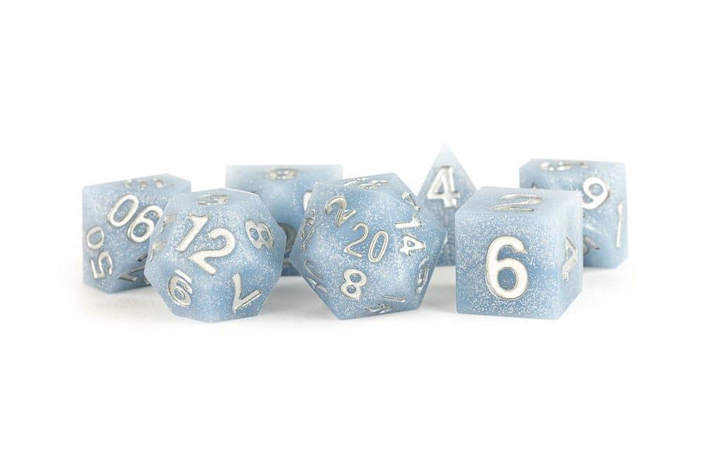 FanRoll Sharp Edge Silikondice-set Volcanic Soot (7) FanRoll
