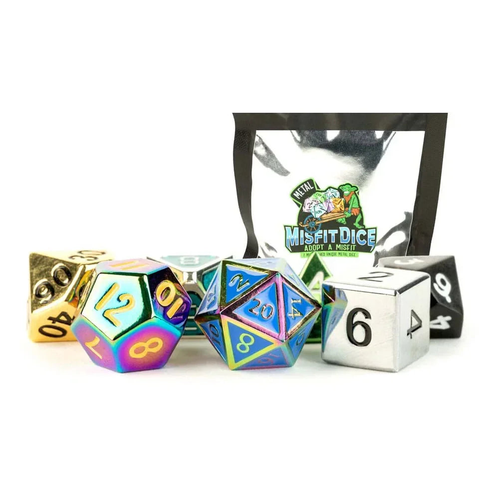 Misfit Dice Set Blind Bag Display - Metallassortiment (12) FanRoll