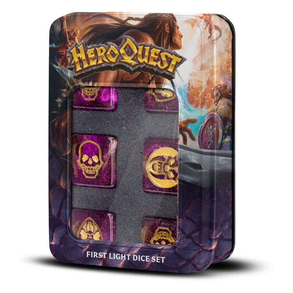 HeroQuest Dice Set First Light D6 FanRoll