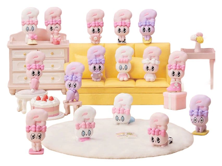 Esther Bunny Blind Box Mini Figures Little Vlog Rabbit Face Series 6 cm Display (6)