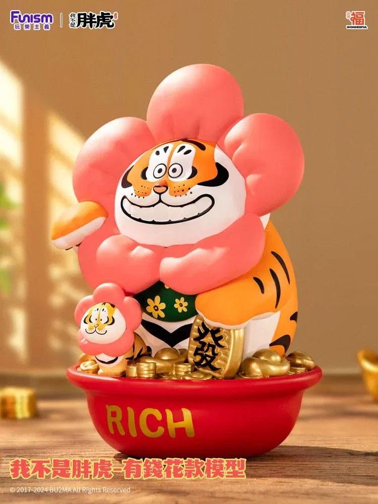 I Am Not Fat Tiger Figur 1/7 Alexander the Tiger Rich Flower 20 cm Funism