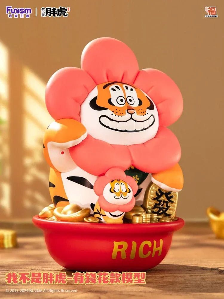 I Am Not Fat Tiger Figur 1/7 Alexander the Tiger Rich Flower 20 cm Funism