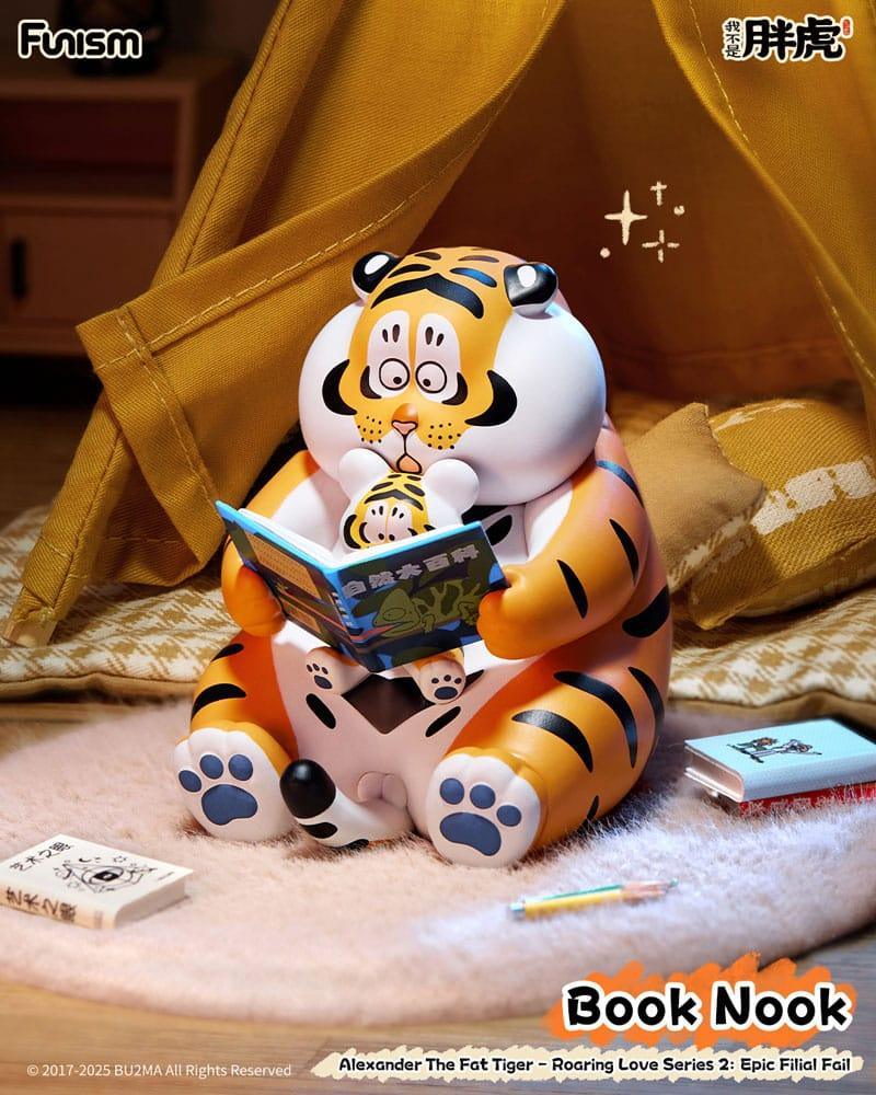 Alexander The Fat Tiger Mini Figures Roaring Love Series 2 - Samling av 8 Figurer Funism