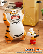 Alexander The Fat Tiger Mini Figures Roaring Love Series 2 - Samling av 8 Figurer Funism
