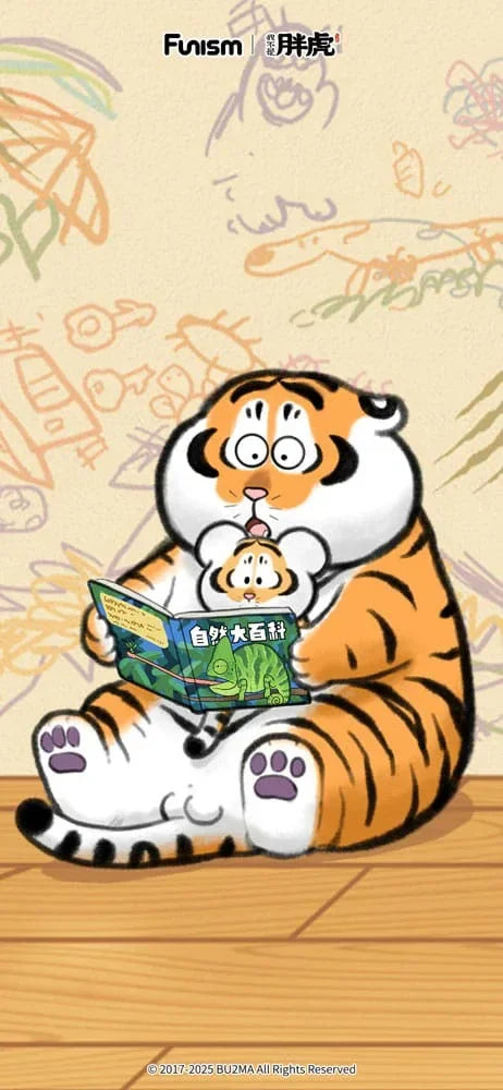Alexander The Fat Tiger Mini Figures Roaring Love Series 2 - Samling av 8 Figurer Funism