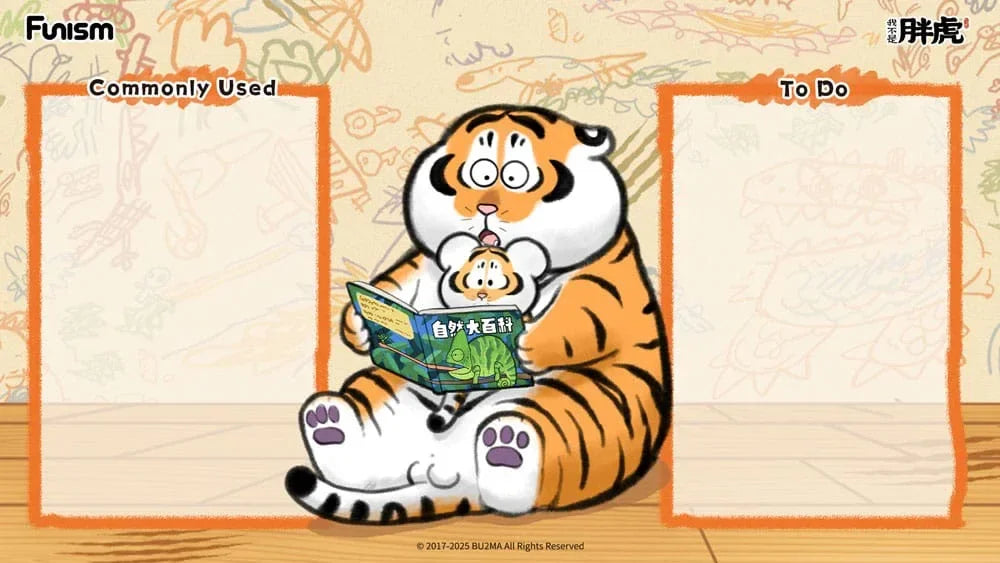 Alexander The Fat Tiger Mini Figures Roaring Love Series 2 - Samling av 8 Figurer Funism