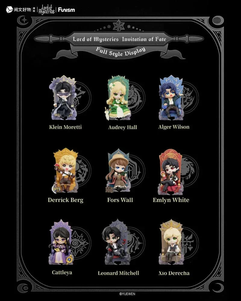 Lord of Mysteries Mini Figurer - Invitation of Fate 9 cm Samling (9) Funism