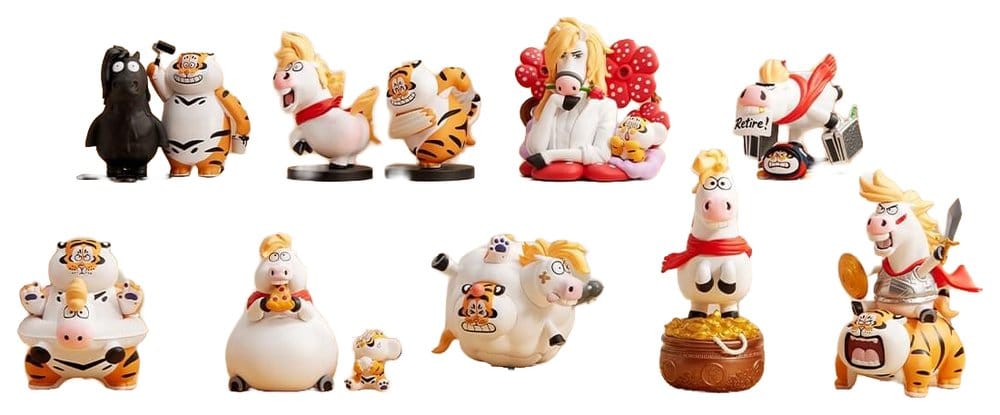 Alexander The Fat Tiger Blind Box Mini Figures The Real Crazy Horse Display (8)
