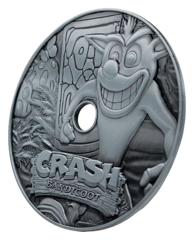 Crash Bandicoot Replica Metal CD-ROM Collectible Limited Edition 11 cm